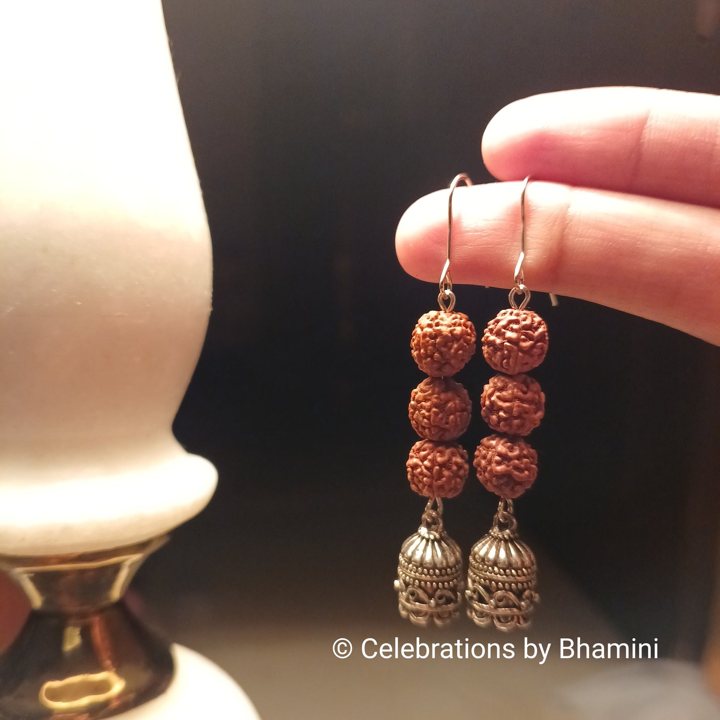 Rudraksh Jhumkas
