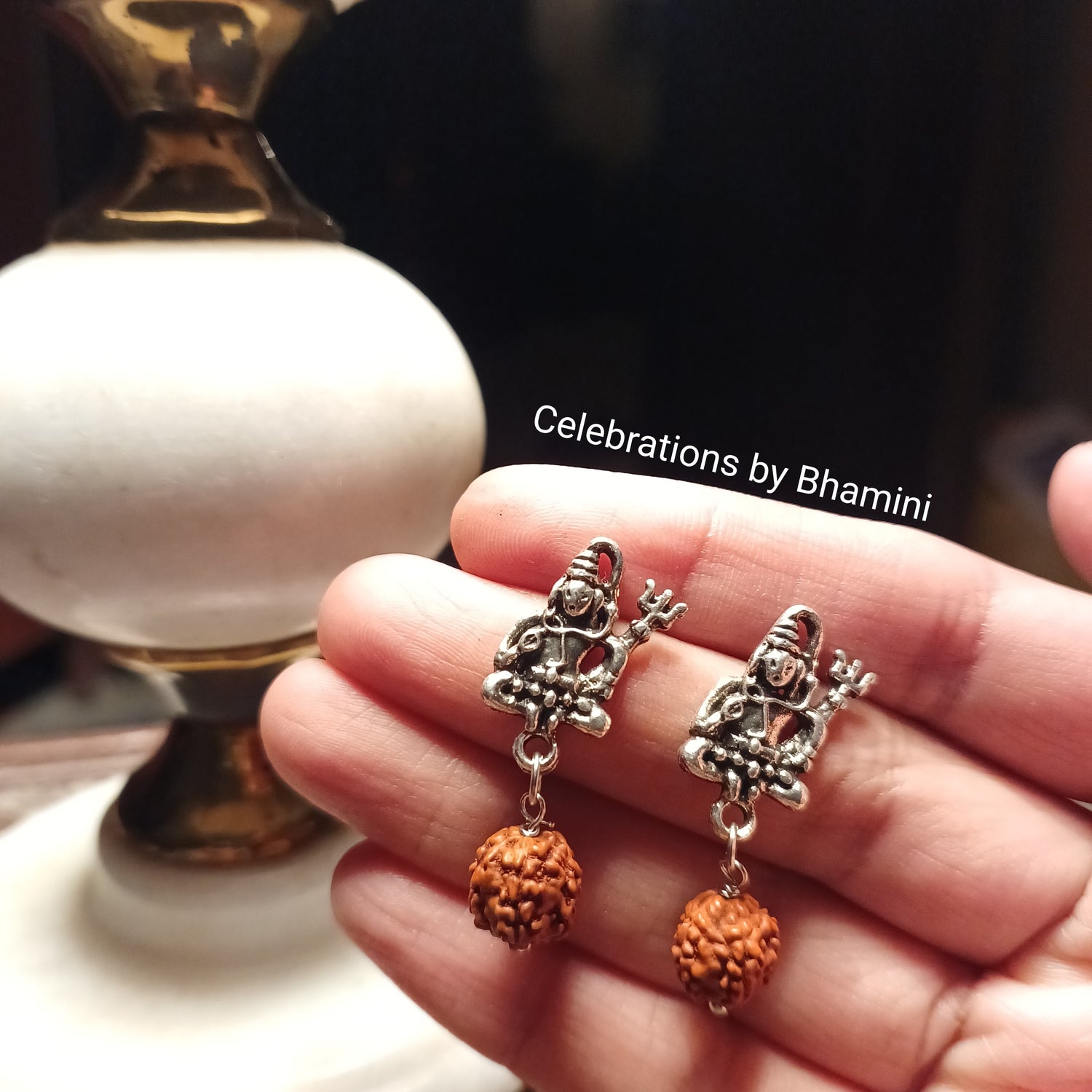 Rudraksh Earrings