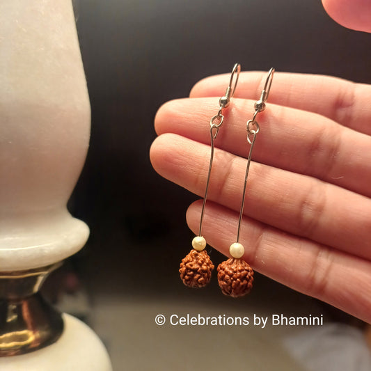 Rudraksha Earrings | Rudraksha earrings