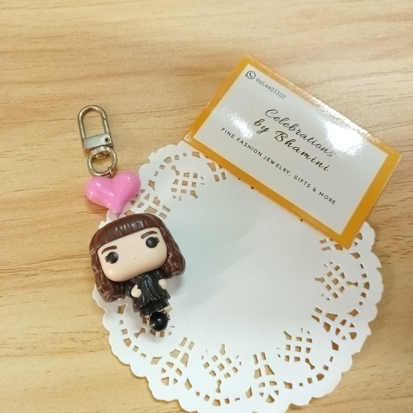 Hermoine Bag charm & Keychain | Harry potter kinder joy Hermoine toy